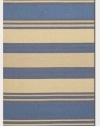 Couristan 3071/0123 Five Seasons South Padre/Blue-Cream 9-Feet 2-Inch by 12-Feet Area Rug