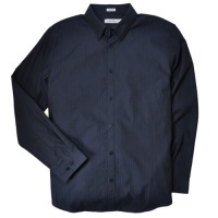 Calvin Klein Sportswear Men's Aegean Long Sleeve Striped Dobby Shirt Calvin Klein Sportswear Men's Aegean Long Sleeve Striped Dobby Shirt
