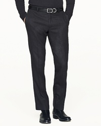 Fine Italian craftsmanship is embodied in Black Label's trim-fitting pant, constructed from lightweight stretch corduroy for the perfect fit and a smooth silhouette. Fine Italian craftsmanship is embodied in Black Label's trim-fitting pant, constructed from lightweight stretch corduroy for the perfect fit and a smooth silhouette.
