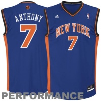 NBA New York Knicks Carmelo Anthony Blue Replica Jersey Boys' NBA New York Knicks Carmelo Anthony Blue Replica Jersey Boys'