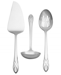 Classic elegance meets modern design in this Lismore Essence flatware serving set. Best-quality stainless steel embellished with a pattern inspired by Waterford's beloved crystal collection brings new refinement to any table. Classic elegance meets modern design in this Lismore Essence flatware serving set. Best-quality stainless steel embellished with a pattern inspired by Waterford's beloved crystal collection brings new refinement to any table.