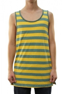 Quiksilver Men's Heller Tank Top Sleeveless T-shirt Yelllow 108238 Quiksilver Men's Heller Tank Top Sleeveless T-shirt Yelllow 108238