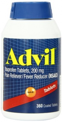 360 Advil Coated Tablets. Ibuprofen Tablets, 200 Mg Pain Reliever/fever Reducer (Nsaid) 360 Advil Coated Tablets. Ibuprofen Tablets, 200 Mg Pain Reliever/fever Reducer (Nsaid)