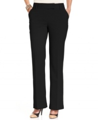Create a lean silhouette in Charter Club's petite straight-leg trousers. They pair well with anything from blazers to sweaters! Create a lean silhouette in Charter Club's petite straight-leg trousers. They pair well with anything from blazers to sweaters!
