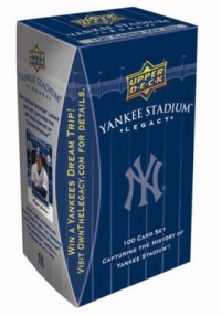 Upper Deck MLB New York Yankees Yankee Stadium Legacy 100 Card Set Upper Deck MLB New York Yankees Yankee Stadium Legacy 100 Card Set