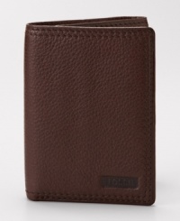 When your old wallet needs an upgrade, turn to Fossil for a sleek streamlined trifold design in smooth, pliable leather. When your old wallet needs an upgrade, turn to Fossil for a sleek streamlined trifold design in smooth, pliable leather.