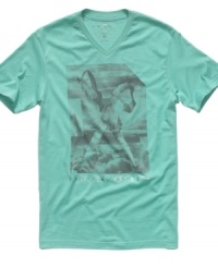 Color up your casual look with this t-shirt from Marc Ecko Cut & Sew. Color up your casual look with this t-shirt from Marc Ecko Cut & Sew.