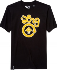 Go beyond just the basic for your casual wear with this graphic t-shirt from LRG. Go beyond just the basic for your casual wear with this graphic t-shirt from LRG.