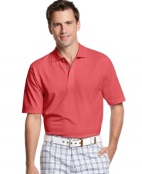 Show off your links style with this performance polo from Izod. With moisture-wicking technology to keeo you cool and dry, the only thing left yo worry about is your swing. (Clearance) Show off your links style with this performance polo from Izod. With moisture-wicking technology to keeo you cool and dry, the only thing left yo worry about is your swing. (Clearance)