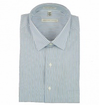 Geoffrey Beene Light blue, black and white Stripes LS Dress Shirt Geoffrey Beene Light blue, black and white Stripes LS Dress Shirt