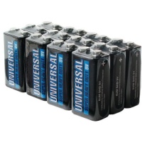 UNIVERSAL BATTERY D5326/D5926 Super Heavy-Duty Battery Value Box (9V 12-pk) UNIVERSAL BATTERY D5326/D5926 Super Heavy-Duty Battery Value Box (9V 12-pk)