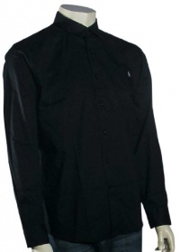 Volcom Men's Why Factor Solid Long Sleeve, Black, Small