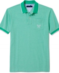 Want to upgrade you weekend style? Choose this polo from Tommy Hilfiger to add some preferable polish. Want to upgrade you weekend style? Choose this polo from Tommy Hilfiger to add some preferable polish.