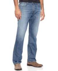 Set the record straight. These relaxed-fit jeans from Levi's Set the record straight. These relaxed-fit jeans from Levi's