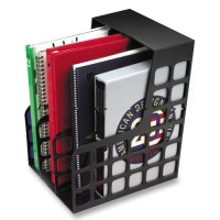 Oxford Decorack Plastic Magazine File, 2 Dividers,Black, 9W x 10-5/8D x 12H,1 Per Box, ( 23004) Oxford Decorack Plastic Magazine File, 2 Dividers,Black, 9W x 10-5/8D x 12H,1 Per Box, ( 23004)