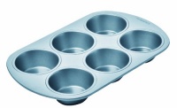Chicago Metallic Betterbake Non-Stick 6-Cup Regular Muffin Pan Chicago Metallic Betterbake Non-Stick 6-Cup Regular Muffin Pan