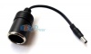 BiXPower Car Cigarette Socket to 5.5 x 2.5mm Male Barrel Connector Adapter
