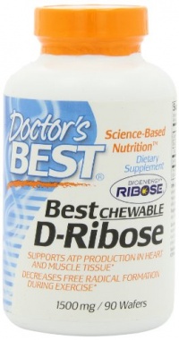 Doctor's Best Best Chewable D-ribose, 1500mg, 90 Wafers Doctor's Best Best Chewable D-ribose, 1500mg, 90 Wafers