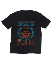 A logo T-shirt from Quiksilver that proclaims the glories of the boardriding lifestyle. A logo T-shirt from Quiksilver that proclaims the glories of the boardriding lifestyle.