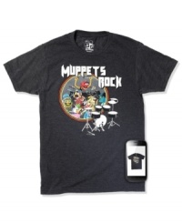 And old favorite with a modern spin--this Zapparel tee comes to life thanks to the latest technology. Simply download the Zappar app for your iPhone or Android and select the Zapparel icon to locate your shirt. Once you find it, tap the Zap button and point your phone at your shirt. Its cutting-edge graphic will come to life with explosive, multidimensional detail. And old favorite with a modern spin--this Zapparel tee comes to life thanks to the latest technology. Simply download the Zappar app for your iPhone or Android and select the Zapparel icon to locate your shirt. Once you find it, tap the Zap button and point your phone at your shirt. Its cutting-edge graphic will come to life with explosive, multidimensional detail.