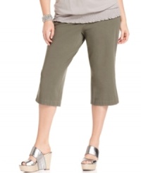 Pair the season's latest tees and tanks with INC's plus size capri pants-- they're must-have basics! Pair the season's latest tees and tanks with INC's plus size capri pants-- they're must-have basics!