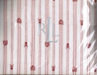 Ralph Lauren University Twin XL Sheet Set - Landon Red Skull Ralph Lauren University Twin XL Sheet Set - Landon Red Skull