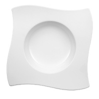 Add a New Wave of vibrance to your table setting with this innovative dinnerware collection. Distinguished by angular shapes in fluid wave designs, pieces work together creating a host of options for imaginative presentation. Microwave and dishwasher safe. Add a New Wave of vibrance to your table setting with this innovative dinnerware collection. Distinguished by angular shapes in fluid wave designs, pieces work together creating a host of options for imaginative presentation. Microwave and dishwasher safe.
