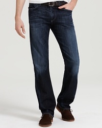 Low waist, straight leg jeans with zip fly. 12 oz denim in dark, clean wash with tonal H embroidery. Classic five pocket silhouette for a great, comfortable fit. Low waist, straight leg jeans with zip fly. 12 oz denim in dark, clean wash with tonal H embroidery. Classic five pocket silhouette for a great, comfortable fit.
