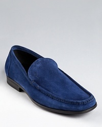 With suede as soft as it is bright, these slip-ons from Salvatore Ferragamo bring luxurious modern flair to your casual wardrobe. With suede as soft as it is bright, these slip-ons from Salvatore Ferragamo bring luxurious modern flair to your casual wardrobe.
