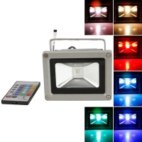 Colorful 10w RGB LED Flood Light Landscape Lamp + Remote Control Colorful 10w RGB LED Flood Light Landscape Lamp + Remote Control