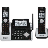 AT&T CL83201 DECT 6.0 Cordless Phone, Black/Silver, 2 Handsets AT&T CL83201 DECT 6.0 Cordless Phone, Black/Silver, 2 Handsets