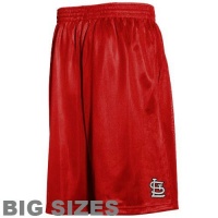 St. Louis Cardinals Big Crossbar Synthetic Short By Majestic Athletic