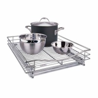 Lynk Professional 17 by 18 by 4-Inch Roll-Out Chrome Cabinet Drawer Lynk Professional 17 by 18 by 4-Inch Roll-Out Chrome Cabinet Drawer