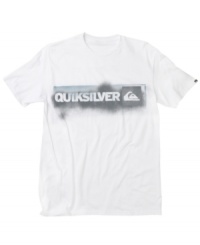 This classic Quicksilver logo tee looks great on the sand or city streets. This classic Quicksilver logo tee looks great on the sand or city streets.
