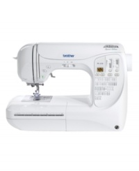 Make your next project runway-worthy with Brother's fully computerized sewing machine. Maximize your creativity with 50 built-in utility, quilting, decorative and heirloom stitches, as you breeze through time-consuming setup with the advanced needle threading system and quick-set bobbin. 25-year limited warranty. Model PC-210PRM. Make your next project runway-worthy with Brother's fully computerized sewing machine. Maximize your creativity with 50 built-in utility, quilting, decorative and heirloom stitches, as you breeze through time-consuming setup with the advanced needle threading system and quick-set bobbin. 25-year limited warranty. Model PC-210PRM.