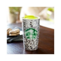 Starbucks Double Wall Ceramic Traveler - Rodarte, 12 fl oz Starbucks Double Wall Ceramic Traveler - Rodarte, 12 fl oz