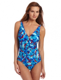 Gottex Women's Fiore Open Surplice One Piece Swimsuit Gottex Women's Fiore Open Surplice One Piece Swimsuit
