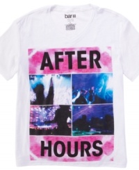 This t-shirt from Bar III is what to wear when you're off the clock. This t-shirt from Bar III is what to wear when you're off the clock.