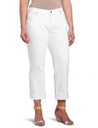 James Jeans Women's Plus-Size Neo Beau Z Jean, Neo White Pearl, 20W