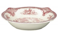 Johnson Brothers Old Britain Castles Pink Open Vegetable Bowl Johnson Brothers Old Britain Castles Pink Open Vegetable Bowl