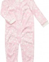 Carter's Infant Long Sleeve One Piece Fleece Print Coverall - Floral Patterns-12 Months