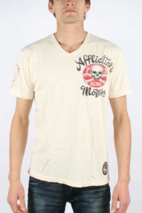 Affliction Men's Hot Rod Junkie V-Neck Tee Affliction Men's Hot Rod Junkie V-Neck Tee