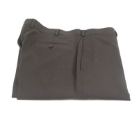 Calvin Klein Mens Flat Front Slim Fit Brown Wool Dress Pants Calvin Klein Mens Flat Front Slim Fit Brown Wool Dress Pants