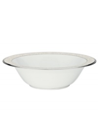 For more than 90 years, Noritake has made an art of setting the table. Whether you host gala home soirees or prefer to dine casually with the family, Noritake has a perfect tabletop setting for you. The formal Silver Palace collection is a masterpiece of textural contrast, combining smooth white bone china with a band of embossed, silver-trimmed detailing, lavishly finished with a polished platinum rim. For more than 90 years, Noritake has made an art of setting the table. Whether you host gala home soirees or prefer to dine casually with the family, Noritake has a perfect tabletop setting for you. The formal Silver Palace collection is a masterpiece of textural contrast, combining smooth white bone china with a band of embossed, silver-trimmed detailing, lavishly finished with a polished platinum rim.