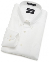 Nautica Men's Pin Point Button Down Dress Shirt Nautica Men's Pin Point Button Down Dress Shirt