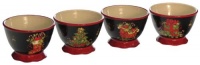 Certified International Vintage Christmas 5-1/4-Inch Ice Cream Bowl, Set of 4 Certified International Vintage Christmas 5-1/4-Inch Ice Cream Bowl, Set of 4