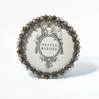 Earthy Renaissance with dozens of hand-set agates, beads, and rich hand-enameling. Earthy Renaissance with dozens of hand-set agates, beads, and rich hand-enameling.