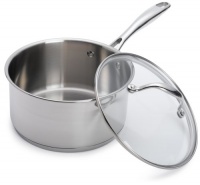 Oneida Stainless Steel 3 Quart Covered Saucepan Oneida Stainless Steel 3 Quart Covered Saucepan