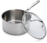 Oneida Stainless Steel 3 Quart Covered Saucepan