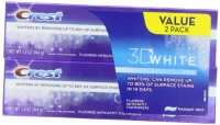 Crest 3d White Vivid Anticavity Teeth Whitening Radiant Mint Toothpaste 5.8oz, Twin Pack 11.6 Oz Total Crest 3d White Vivid Anticavity Teeth Whitening Radiant Mint Toothpaste 5.8oz, Twin Pack 11.6 Oz Total